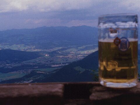 Beer on the Untersberg
