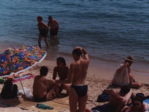 Cannes beach